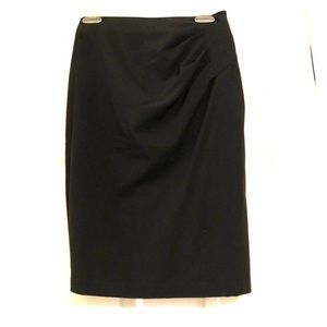 Gathered waist pencil skirt US 2